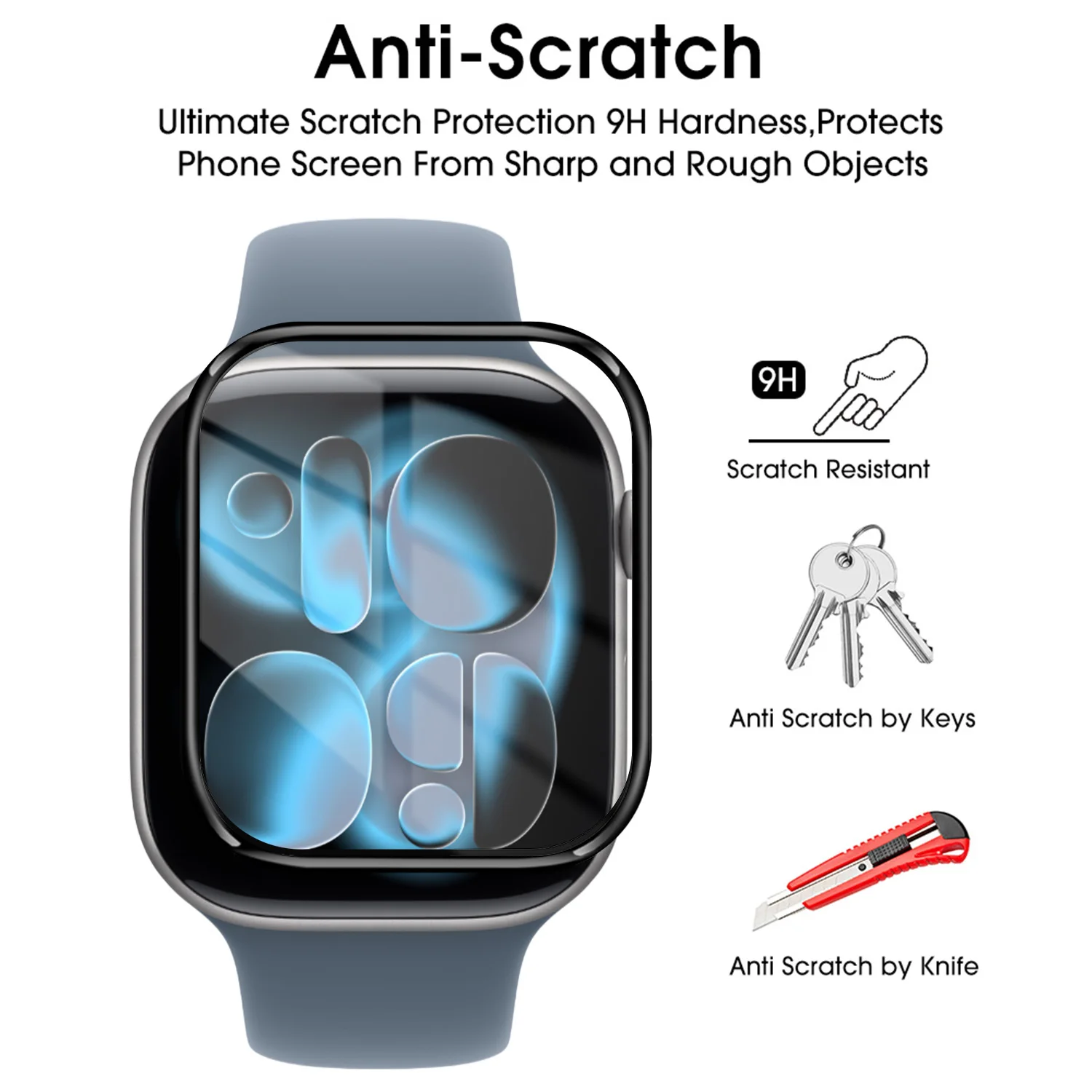 Protectores de pantalla para reloj inteligente Apple Watch S11, películas protectoras suaves y curvadas, película antiarañazos para iWatch S11 42MM 46MM - imagen 4