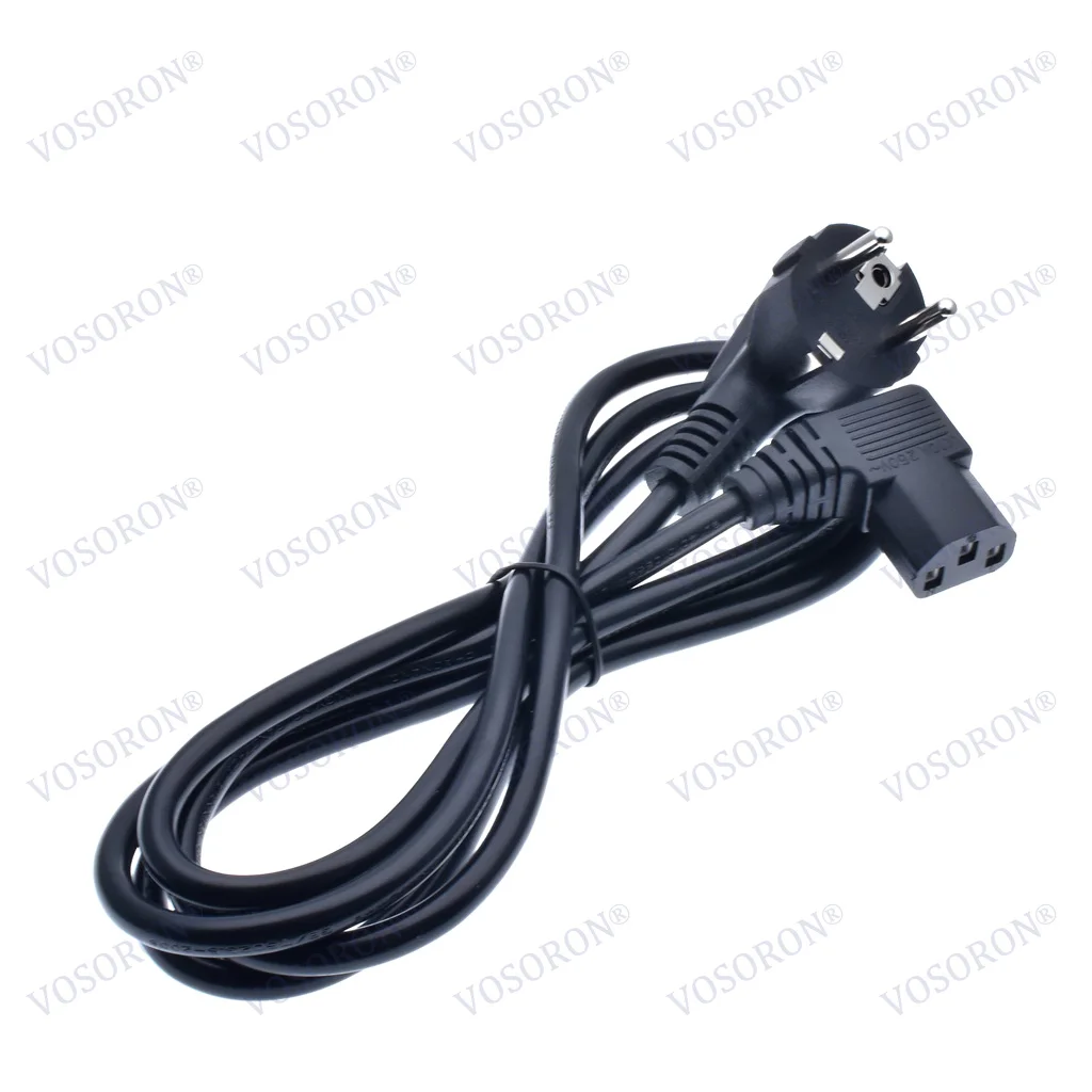 Cable de extensión de ángulo convertidor de ángulo Schuko a C13, macho europeo de 3 pines a IEC hembra, Cable de alimentación CEE7/7 a IEC320 C13 - imagen 3