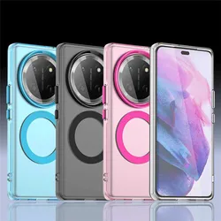Funda Honor Magic7 Lite 5G Antigolpes Mate Magnética Transparente