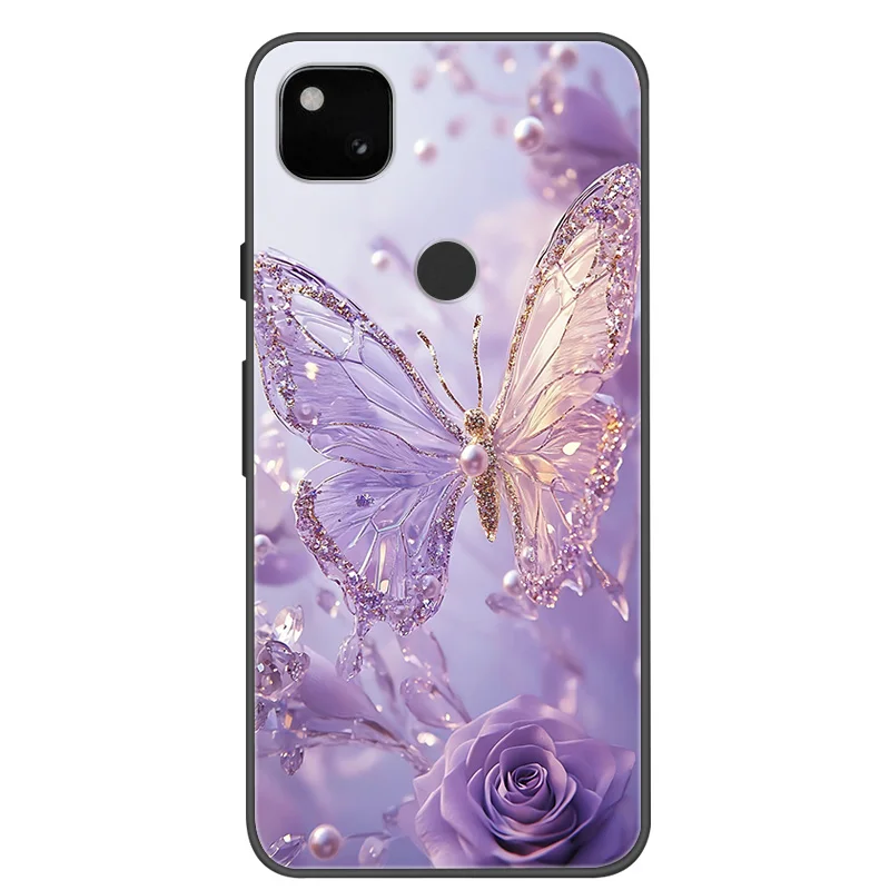 Para Google Pixel 4A 4G funda trasera de silicona mate suave de mármol para Google Pixel 5A 5 4A 5G 6 Pro carcasa completa de teléfono Pixel6 pro - imagen 2