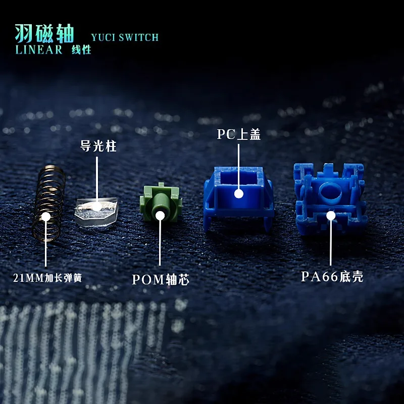 WINGTREE YU interruptor magnético lineal 5pin 45g interruptores de teclado para juegos para teclados magnéticos accesorios para juegos - imagen 2