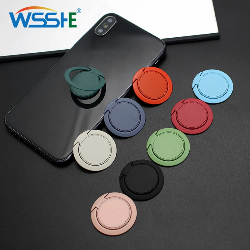 Soporte de Metal de lujo para teléfono móvil, soporte Universal de anillo de dedo con rotación de 360 grados, soporte magnético para coche, accesorios