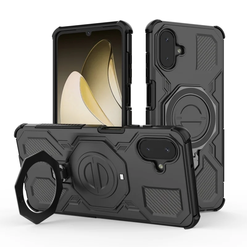 Para Samsung A07 funda Samsung Galaxy A07 Capas teléfono parachoques a prueba de golpes atracción adsorción soporte de anillo Fundas Samsung A07 - imagen 5