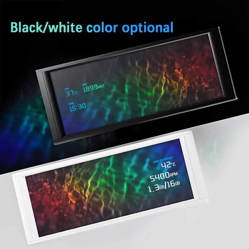 Thermalright TROFEO VISION LCD pantalla a todo color de 6,86 pulgadas funda inteligente USB pantalla secundaria resolución 1280*480 diseño magnético - imagen 2