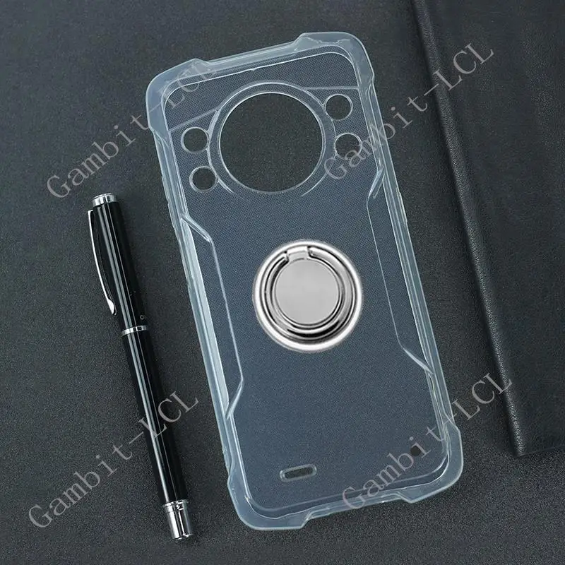 Soporte de anillo trasero de 6,58 "para Cubot KingKong AX 9, funda de teléfono de silicona suave TPU Original a prueba de golpes - imagen 2