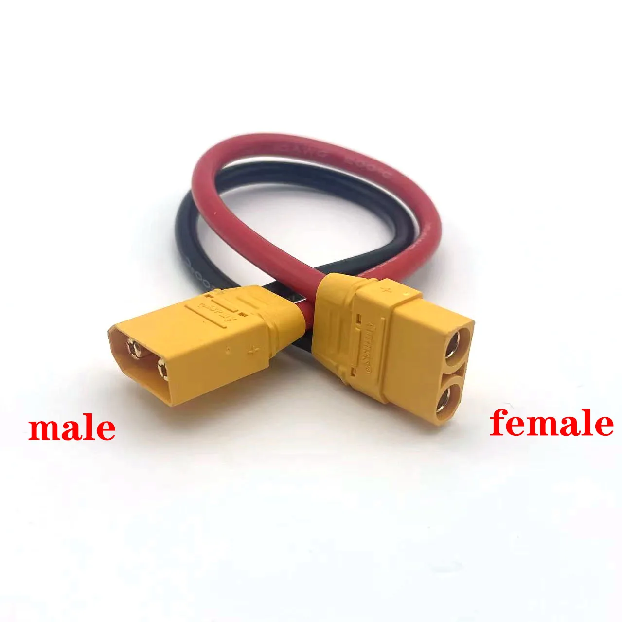 Conector macho y hembra XT90 10AWG con Cable de alambre estañado de 10/20/30/50/100cm para cargador de Dron RC Lipo, batería FPV - imagen 5