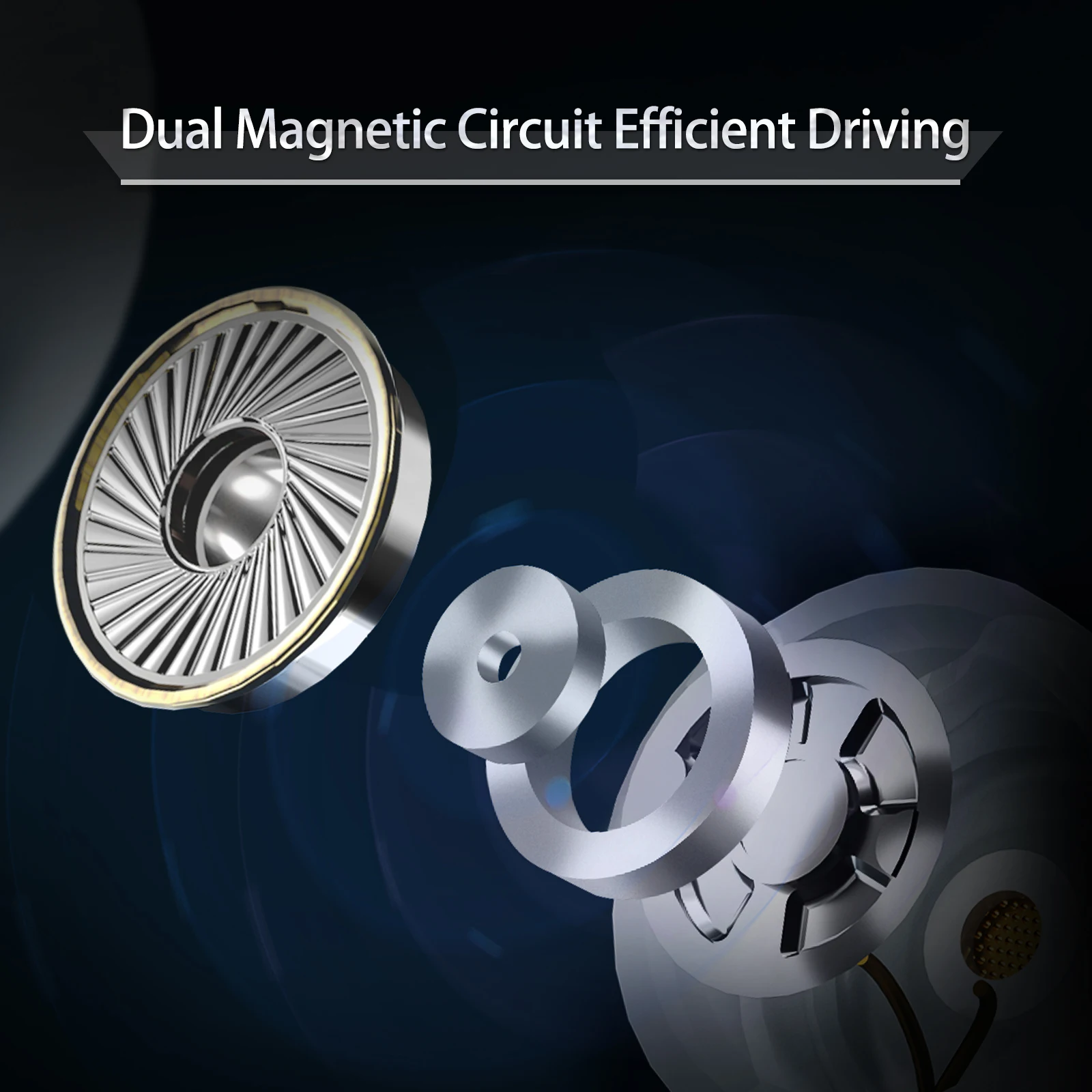 HiBy Digital XOE USB tipo C 8mm DLC diafragma controlador dinámico DSD decodificador en la oreja IEM auriculares DAC ES9270C con micrófono HD - imagen 5