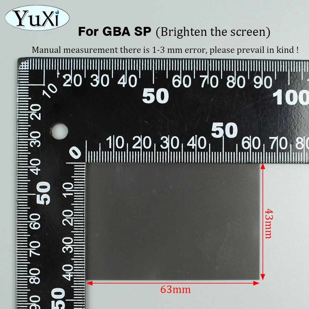 Película polarizadora de pantalla para Nintendo GBA SP/GBC/GB/GBP NGPC/WSC, película de protección de lentes, accesorios de repuesto para juegos, 2 piezas - imagen 3