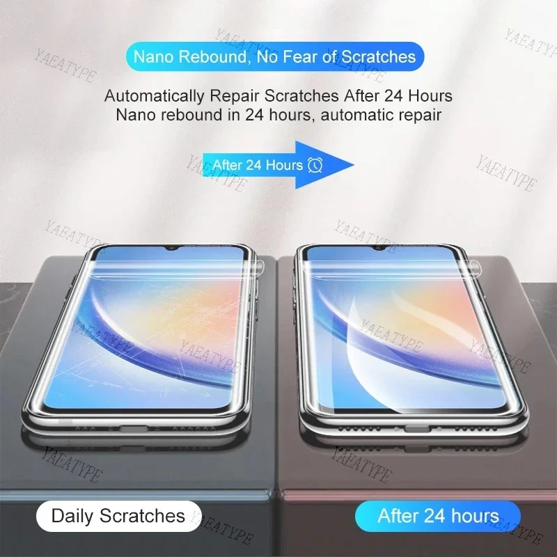 3 uds película de hidrogel de cubierta completa para Samsung Galaxy M13 M14 M15 M32 M33 M34 M42 M52 M53 M54 M55 5G Protector de pantalla - imagen 2