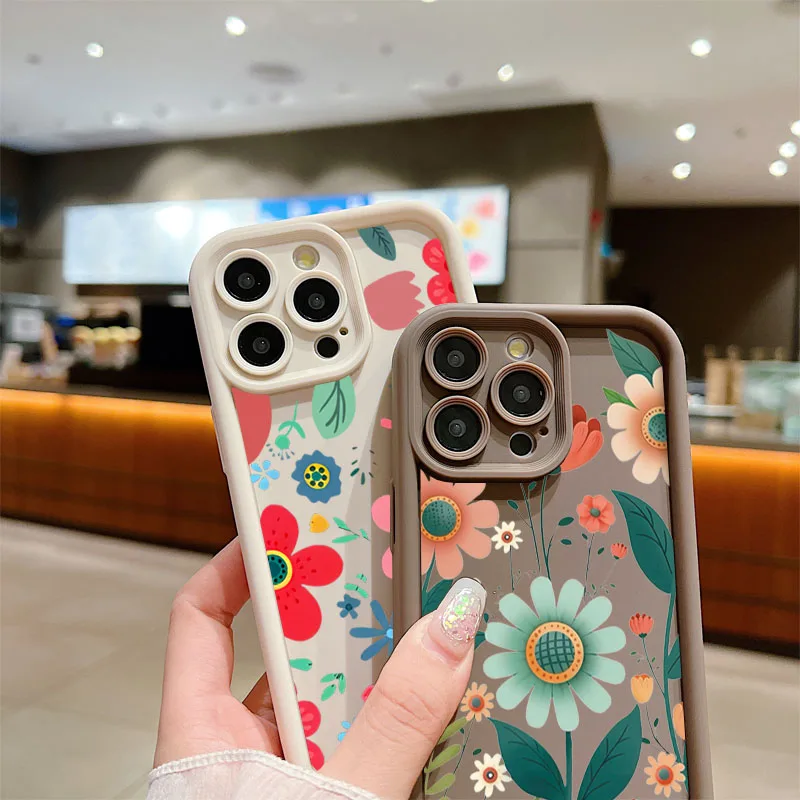 Funda de teléfono con cuerda y cordón de flores para Xiaomi Poco X6 X5 F5 F6 M6 Pro 4G Mi 14 13 12 11 Lite 5G 13T 14T Pro, funda suave de silicona - imagen 5