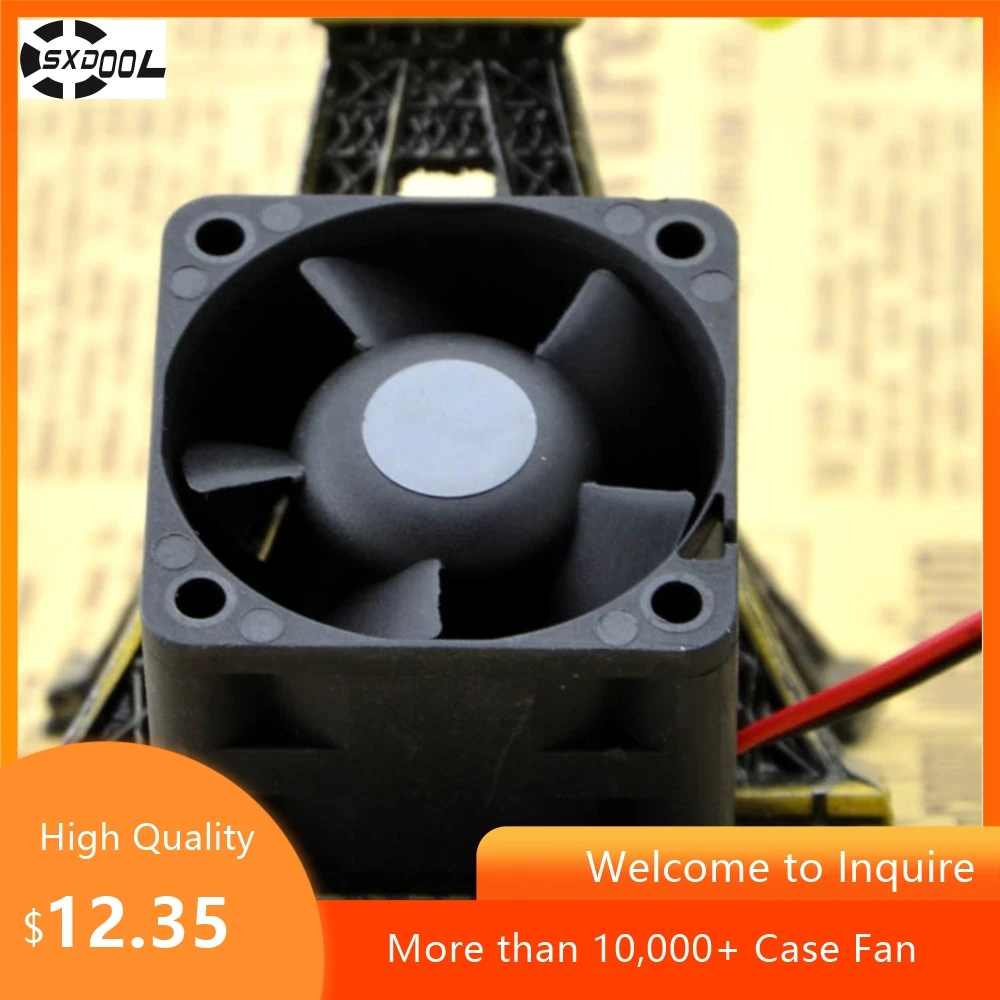 Para SUNON 40mm 12V 2,8W ventilador de refrigeración de alta velocidad GM1204PQV1-8A servidor y Industrial 40X40X28mm - imagen 5