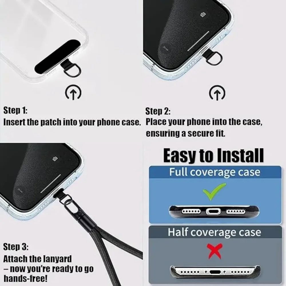 Cordón de muñeca Universal antipérdida para teléfono móvil, parche de cuerda corta, cordón de teléfono ajustable suave y duradero para iPhone, Samsung y Xiaomi - imagen 3