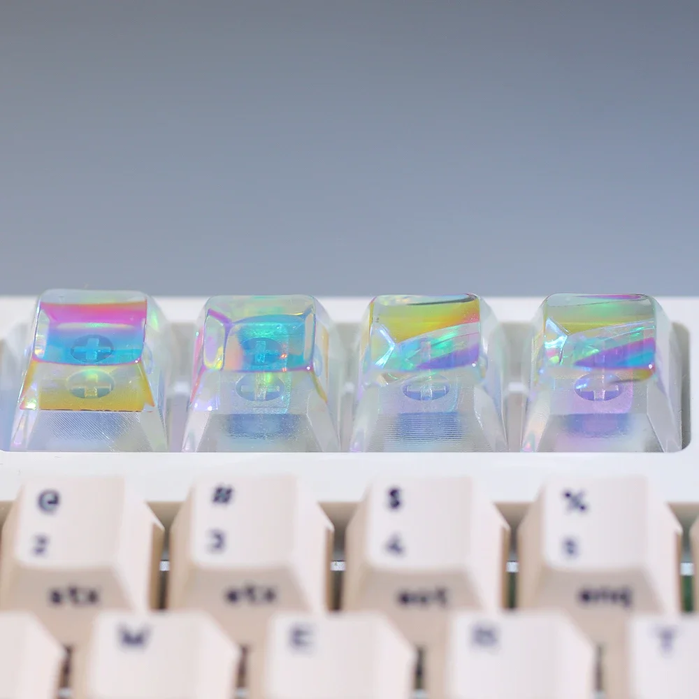 Teclas láser personalizadas DIY, tapa de teclado mecánico transparente de resina para interruptor Cherry MX, tecla de retroiluminación de juego - imagen 2