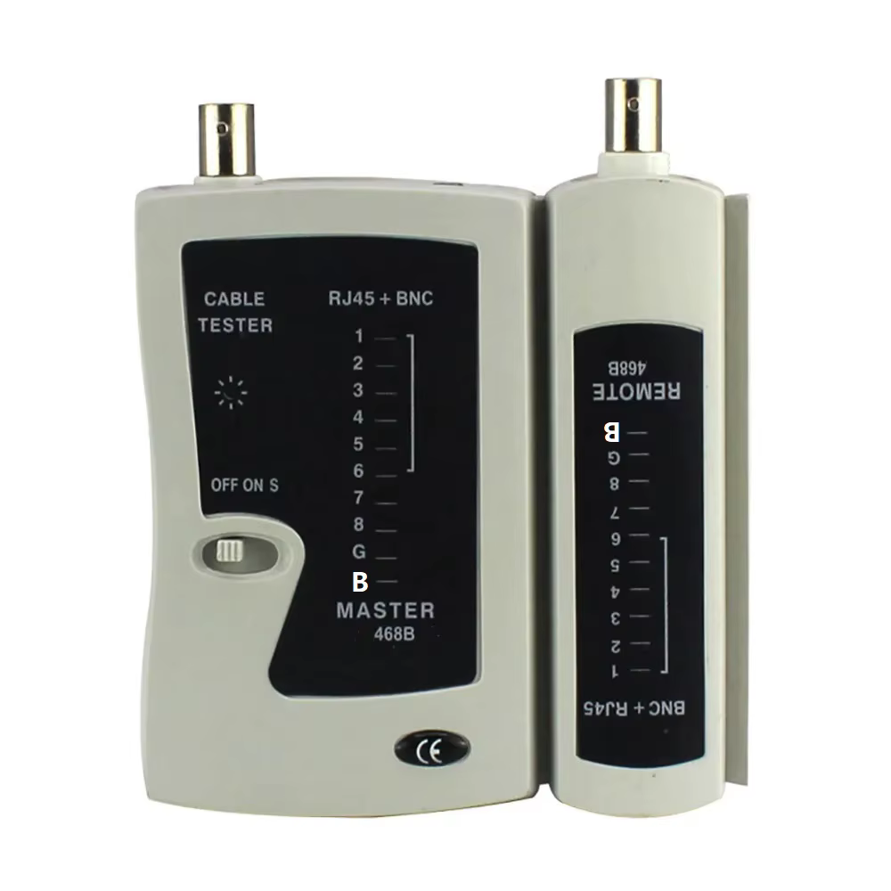 OULLX Probador de cables RJ45 para Cat5/6/7 - UTP coaxial profesional