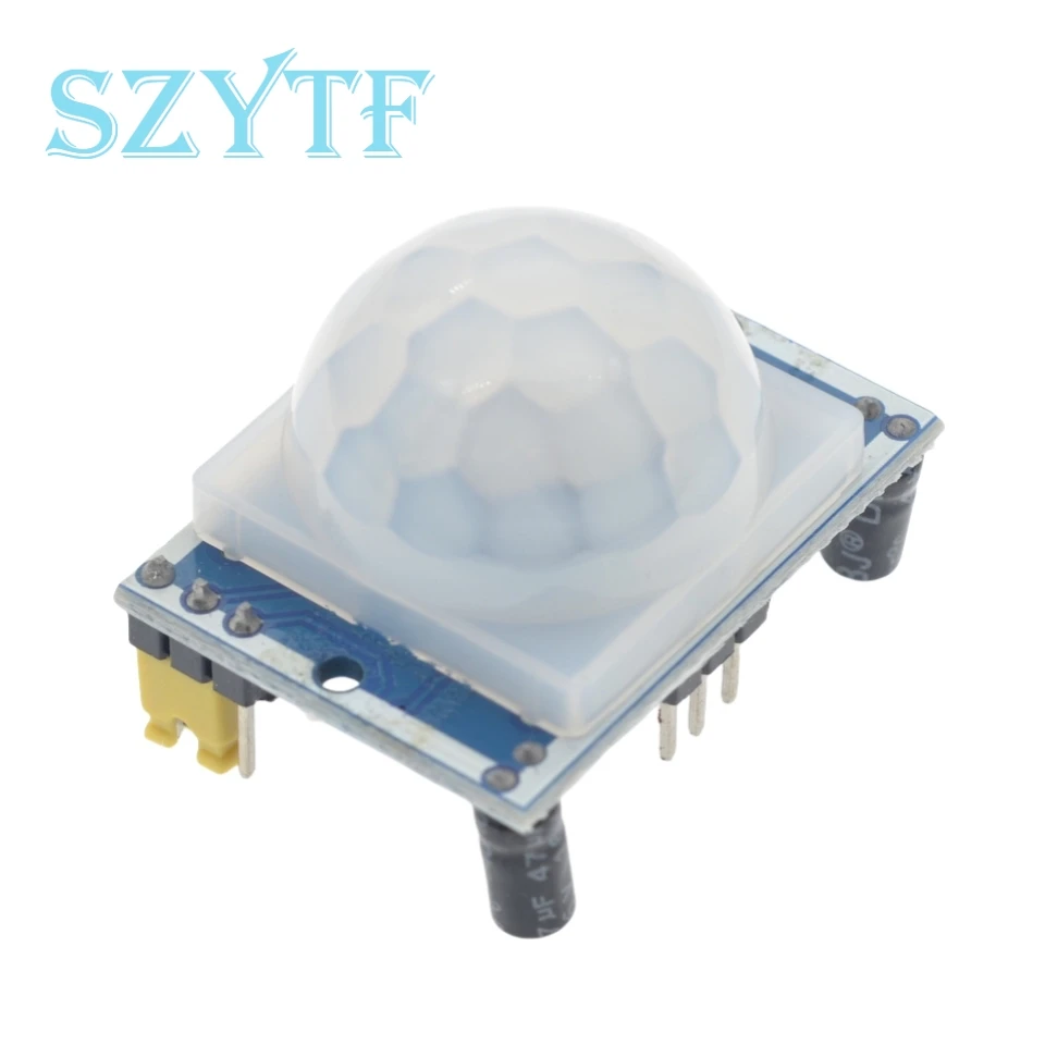 1-10 Uds HC-SR501 ajustar IR piroeléctrico infrarrojo PIR Sensor de movimiento módulo Detector para Arduino para Raspberry Pi Kits + funda - imagen 4