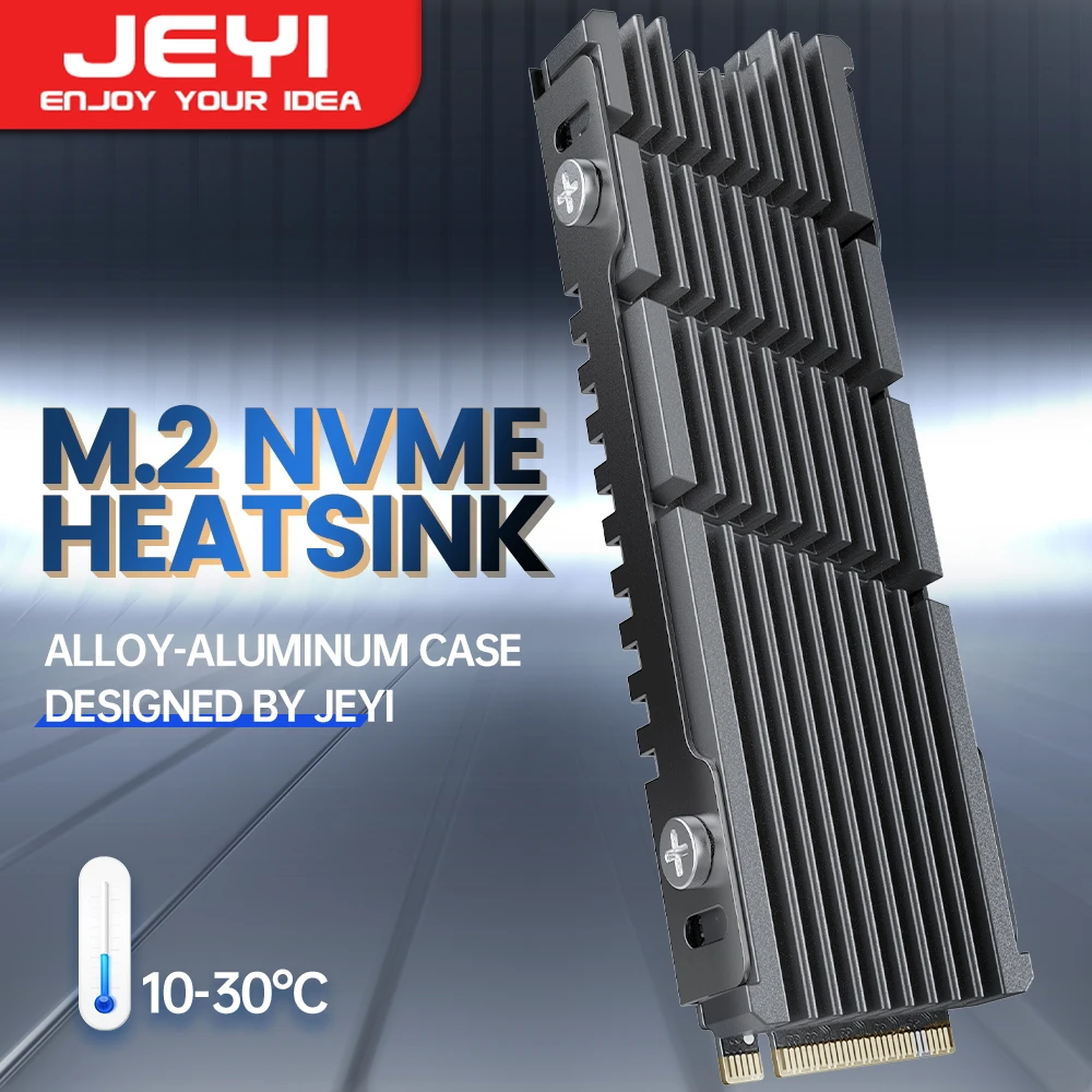JEYI Cooler II Disipador M.2 SSD con Almohadilla Térmica
