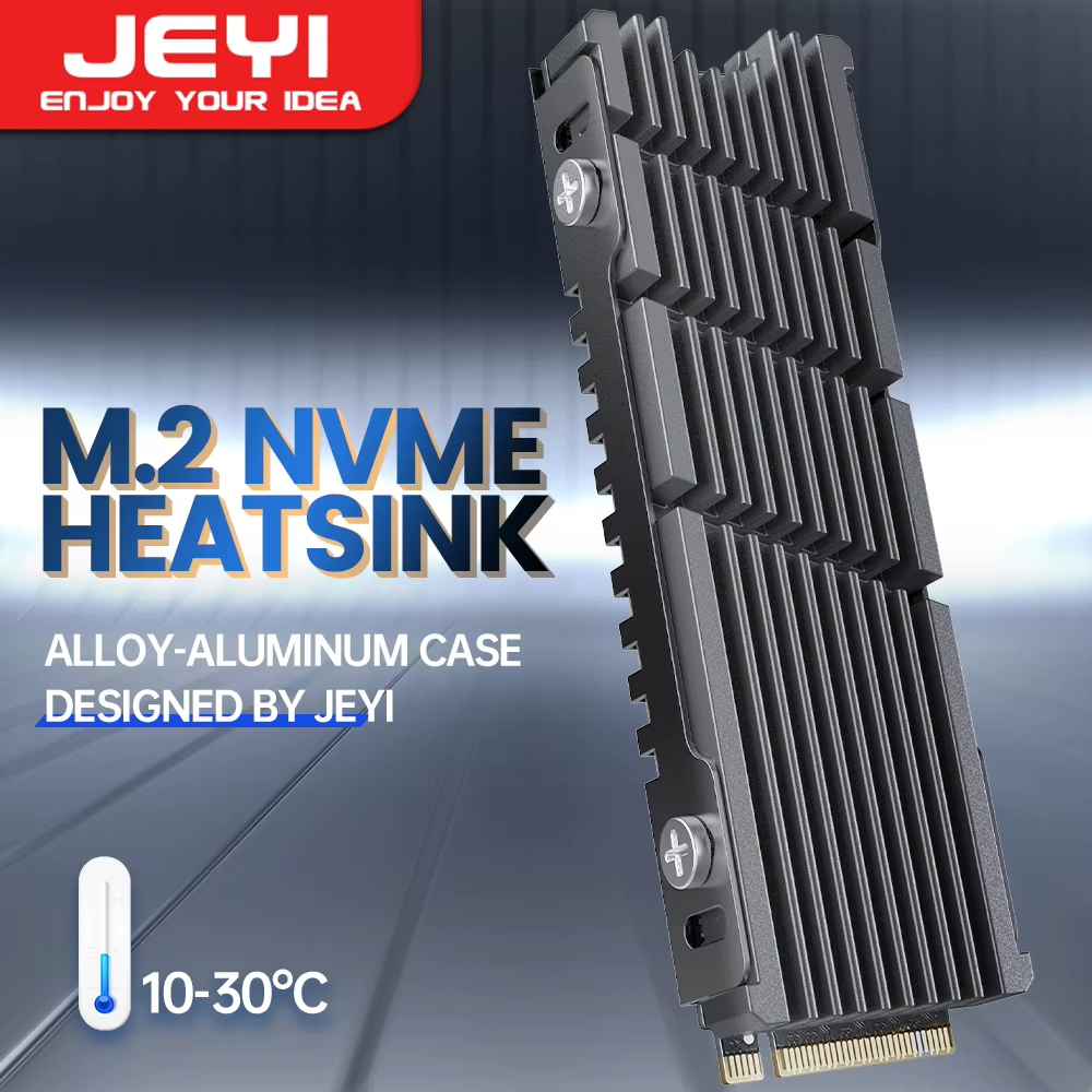 JEYI Cooler II Disipador M.2 SSD con Almohadilla Térmica