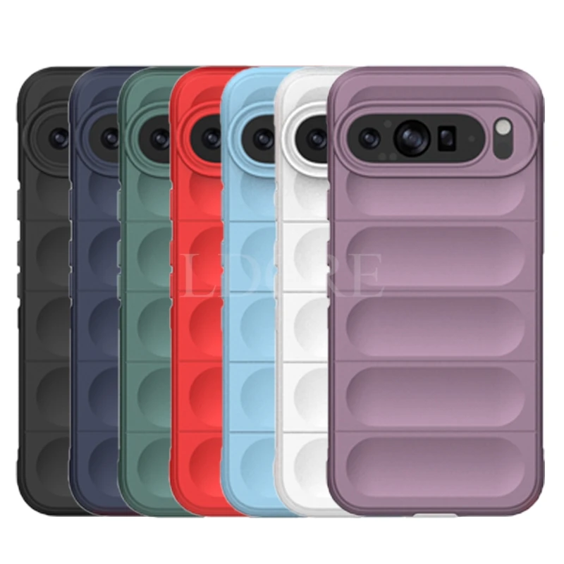 Funda de silicona para Google Pixel 9 Pro, cubierta a prueba de golpes, goma mate, Protector de teléfono Pixel 9 Pro XL