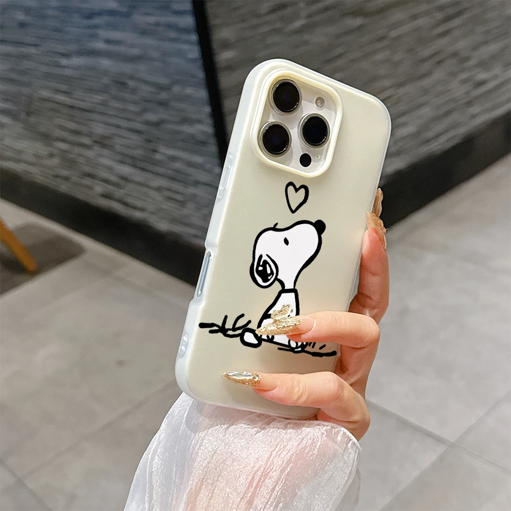 Funda de teléfono bonita Snoopy Love Candy Y2K para Realme 14 12 11 Note 70 C75 C71 C55 C53 C63 C21Y C20 C11 C12 C15 cubierta mate suave Sh - imagen 4