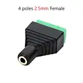 2.5mm 4pole female