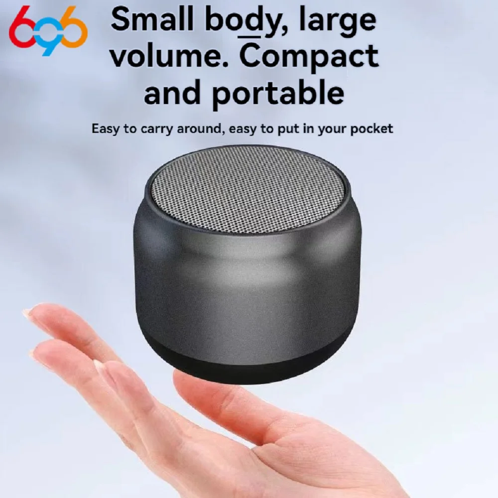 Creativo 360 °   Estéreo de alta fidelidad, Subwoofer Inalámbrico de Metal, Altavoz Bluetooth inalámbrico, reproductor de música, Mini altavoces portátiles para exteriores y hogar - imagen 3