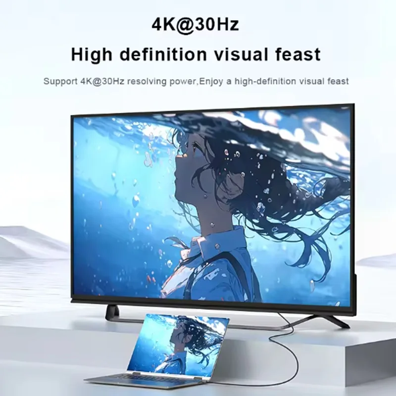 Cable DisplayPort DP a DVI de 2m 4K, Cable de Monitor DP a DVI-D, adaptador convertidor de entrada a salida DVI para NVIDIA HP Dell Asus - imagen 5