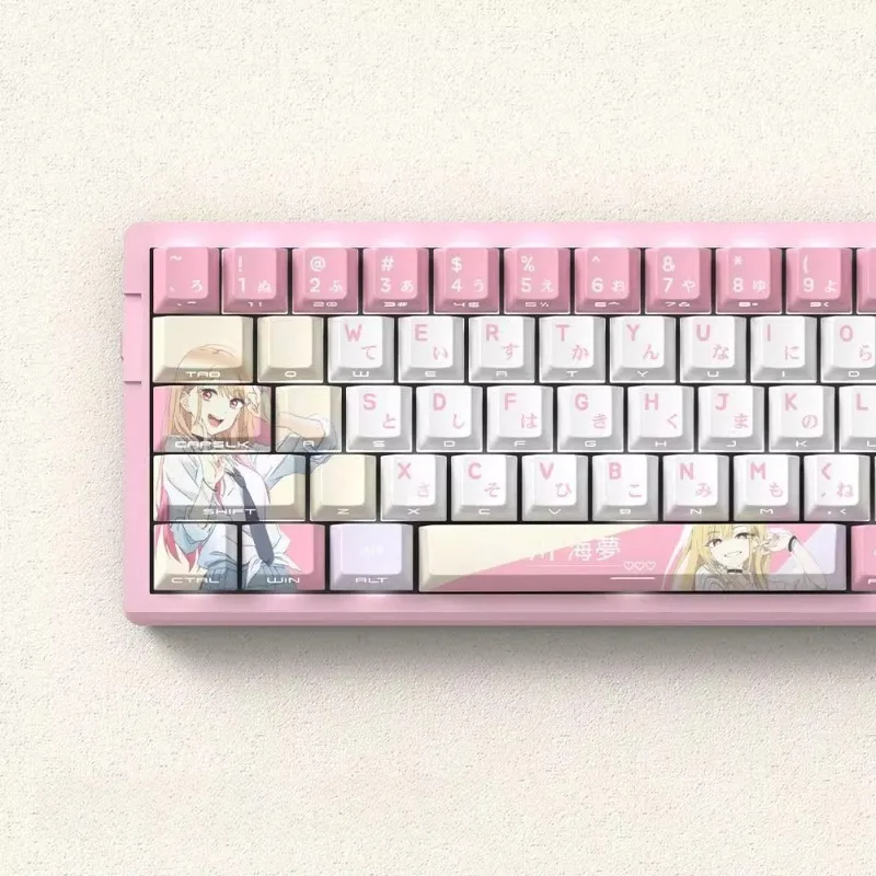Enfield XiDuoChuanHaiMeng teclas Cherry perfil transmisión PBTl sublimación personalizada dibujos animados Anime punto Keycap regalos jugadores - imagen 5