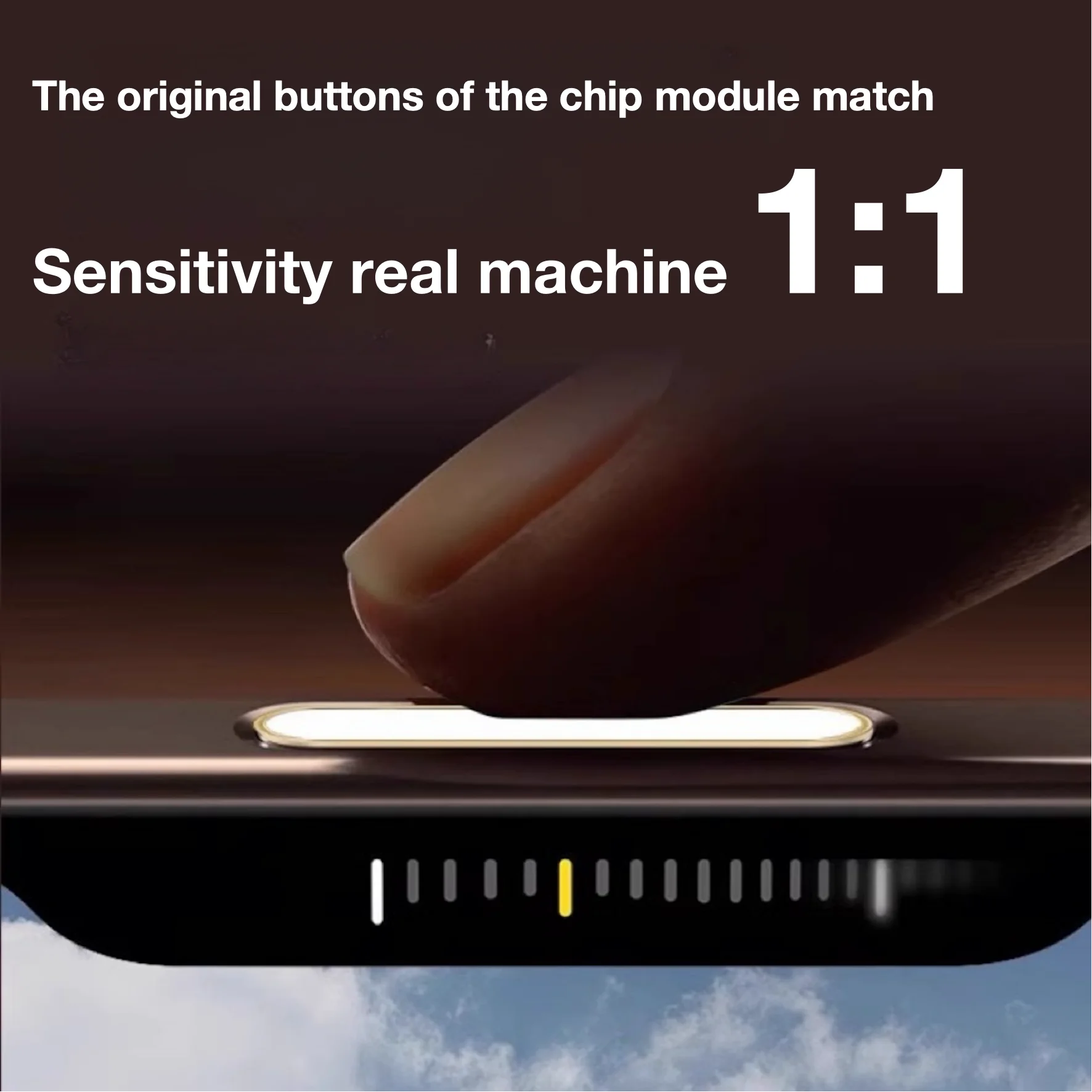 Para Apple iPhone 16 Pro Max Plus cámara acceso directo protección de llave pegatina protectora de aleación, sensible al tacto, película protectora - imagen 5