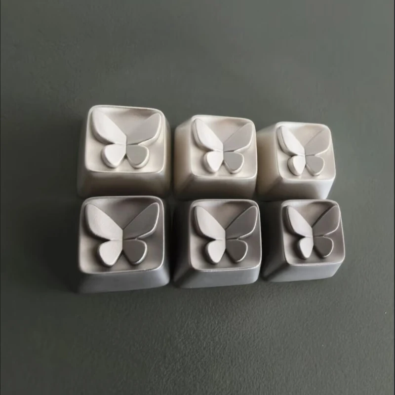 Tecla con tema de mariposa, tapa de teclado de aleación de aluminio y Zinc, Teclado mecánico personalizado para juegos y oficina, 1 unidad, para VALORANT - imagen 5