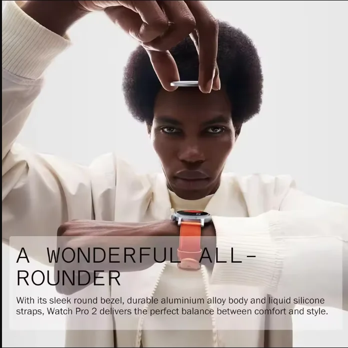 CMF by Nothing Watch Pro 2 versión Global reloj inteligente 1,32 "AMOLED Bluetooth 5,3 llamadas BT reloj inteligente con GPS de reducción de ruido AI - imagen 3