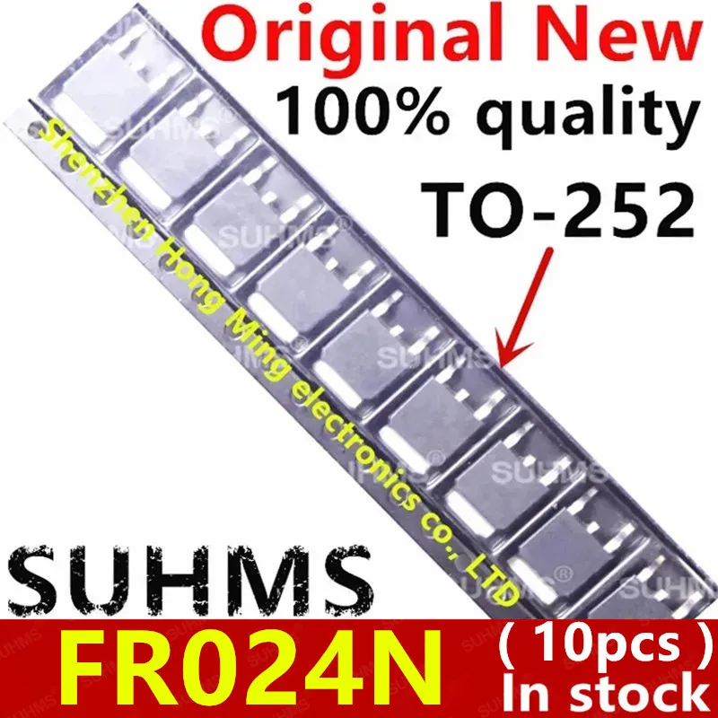 (10 piezas) 100% nuevo conjunto de chips IRFR024N FR024N IRFR024NTRPBF TO-252