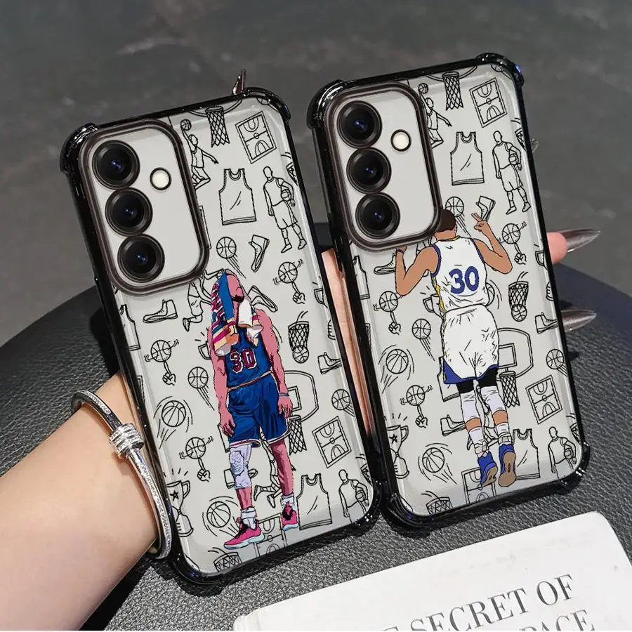 Funda deportiva de baloncesto de Anime para Samsung Galaxy A24 A25 A16 A15 A35 A36 A52 A17 A33 A13 A26 A21s, funda suave - imagen 4