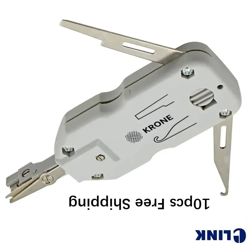 Herramienta de inserción punch down clásica corta, Cable de teléfono de telecomunicaciones, Kit de herramientas de red RJ11 RJ45 profesional