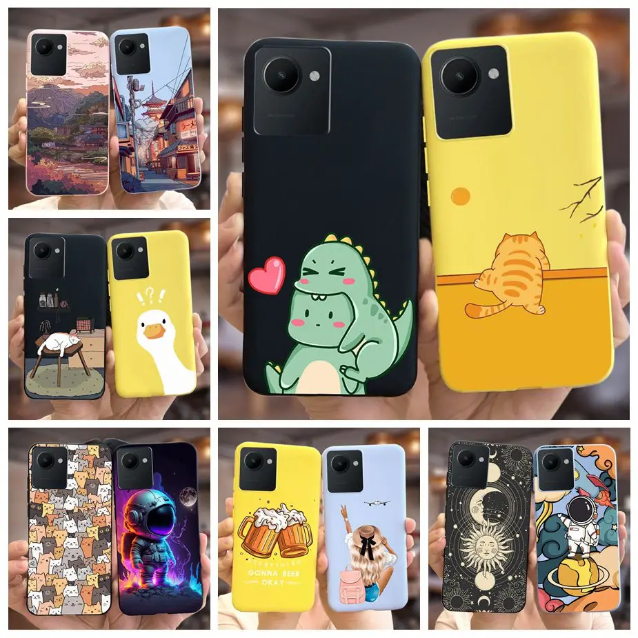 Funda de silicona suave con dibujos animados para Realme, carcasa a la moda para Realme C30, C30s, RMX3690, Realme, C30, C30s, RealmeC30