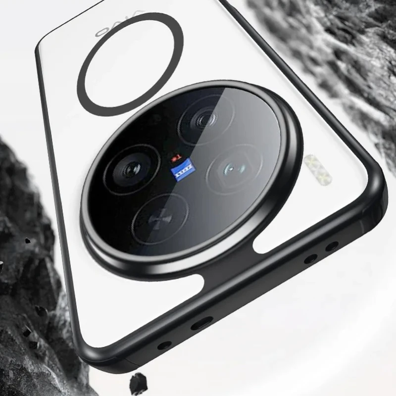 Funda acrílica magnética Magsafe para VIVO X200 Ultra X200S, cubierta mate translúcida de carga inalámbrica para VIVO X200 Pro Mini - imagen 2