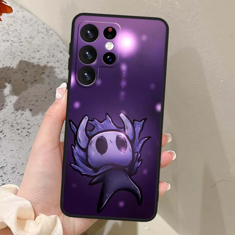 Funda de Caballero hueco de Anime para Samsung Galaxy Note 20 10 9 8 A24 A34 M13 M31 M32 M52 M62 Ultra Lite funda de teléfono negra - imagen 3