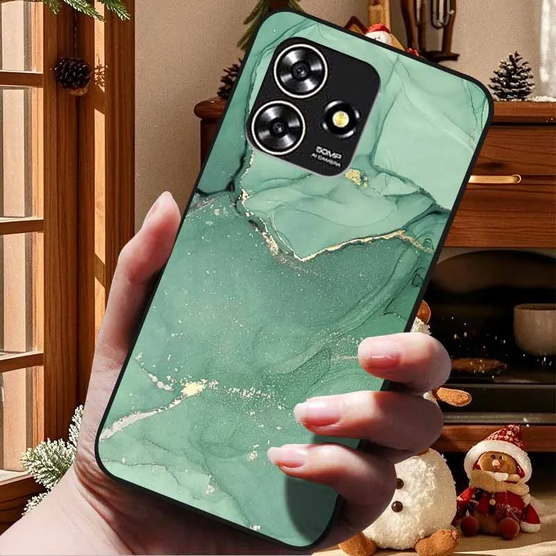 Para ZTE Blade V50 fundas inteligentes V50Smart Marble 6,6 "TPU silicona suave Cool fundas de teléfono para ZTE Axon 50 Lite 8050 Protector Coque - imagen 4