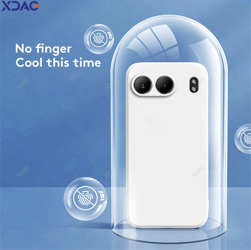 Funda de teléfono cuadrada Original para OnePlus Nord 4 5G 6,74 "CPH2663 contraportada Funda de silicona líquida Simple accesorios de carcasa clásica - imagen 4