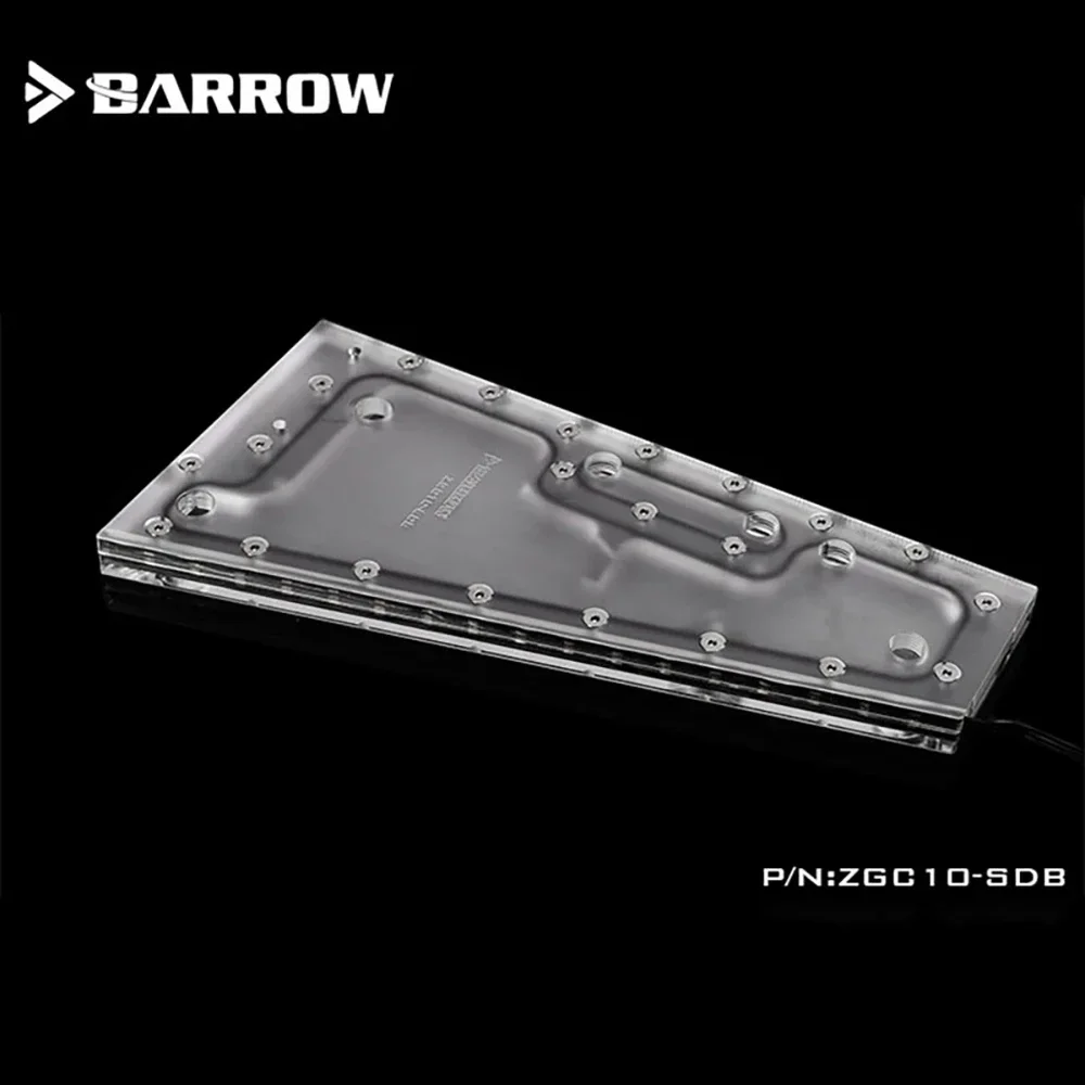 Barrow PC depósito de placa de vía fluvial, carcasa de ZG-10 Zeaginal, 5V, ARGB, 3 pines, placa base AURA SYNC - imagen 4