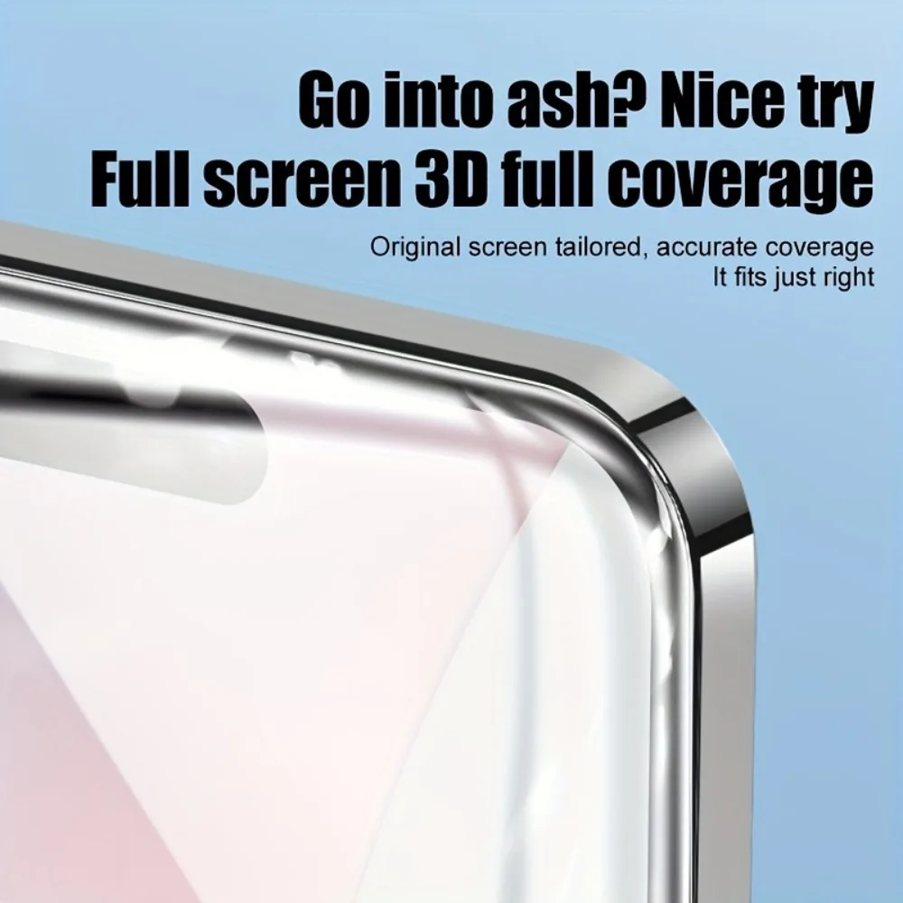 Paquete de 2 protectores de pantalla de vidrio HD para iPhone 15 16 Pro Max, vidrio antiarañazos para IPhone 14 13 12 11 Pro Mini XR XS Max 7 8 - imagen 2