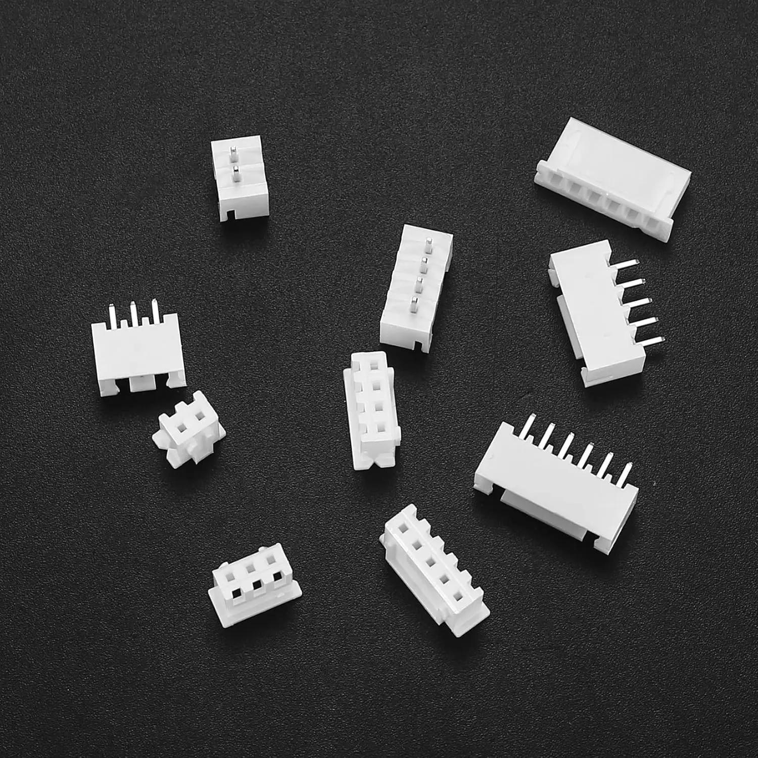 230 Uds XH 2,54mm 2-5pin Kit de terminales de paso carcasa cabezal de Pin conector JST adaptador de conectores de cable XH2.54 TJC3 - imagen 3