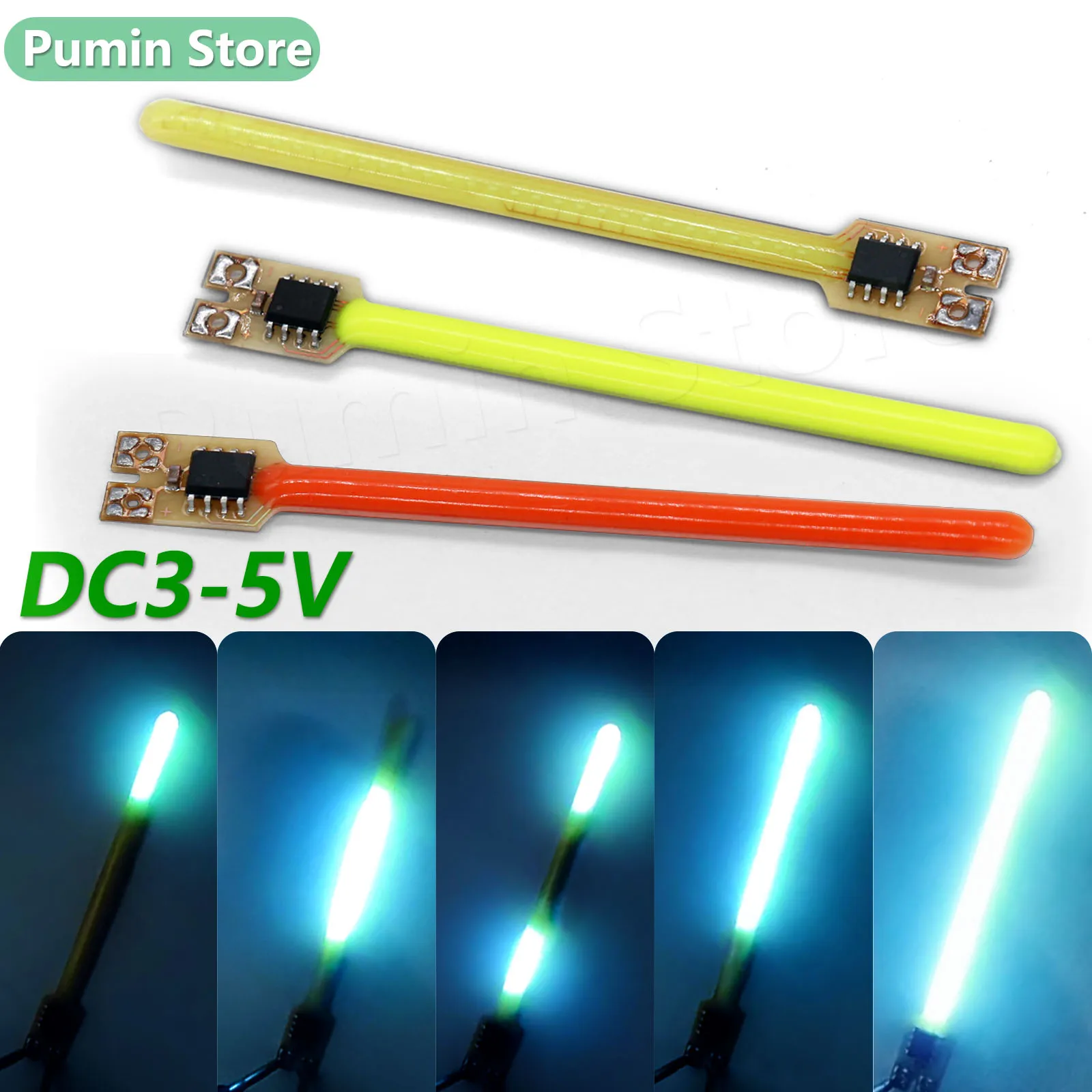 Nuevo 1-100 Uds. Filamento Led de 3-5V lluvia de meteoritos vela de agua corriente bombilla Edison 5 modos bombilla de decoración navideña filamento de advertencia - imagen 2