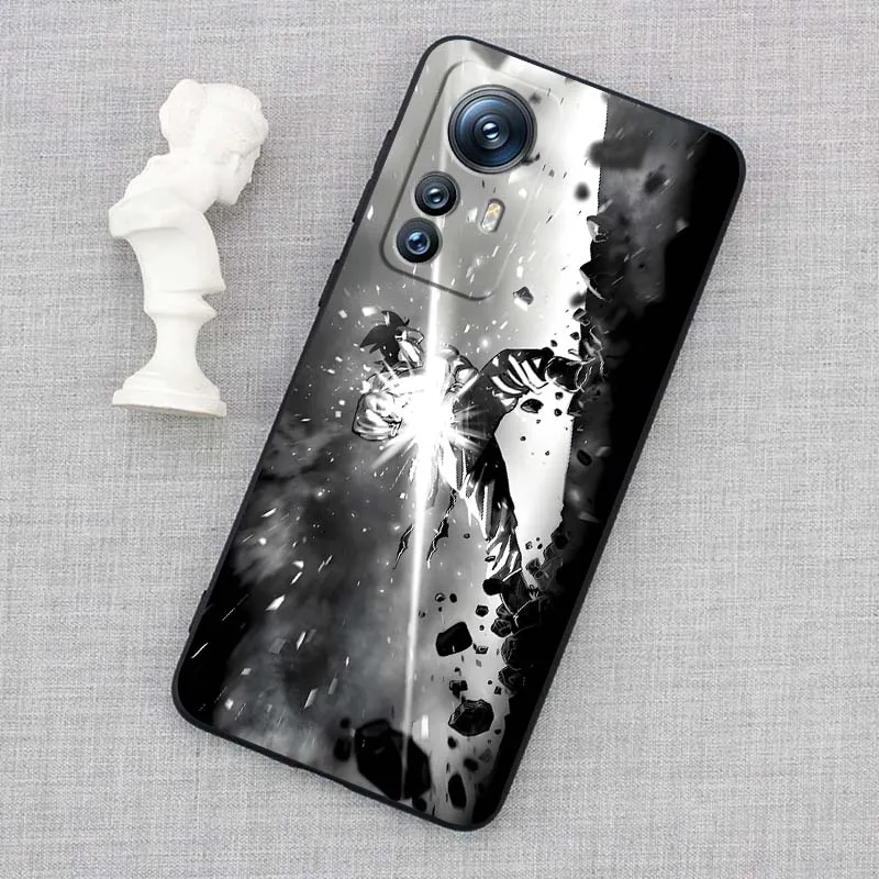 D-Dragon Ball Logo Japan Goku Phone Case For Xiaomi Mi 15 14 13 13T 12 12T 12S 11 11i 11T Pro Ultra Lite 5G Black Soft Cover - imagen 4