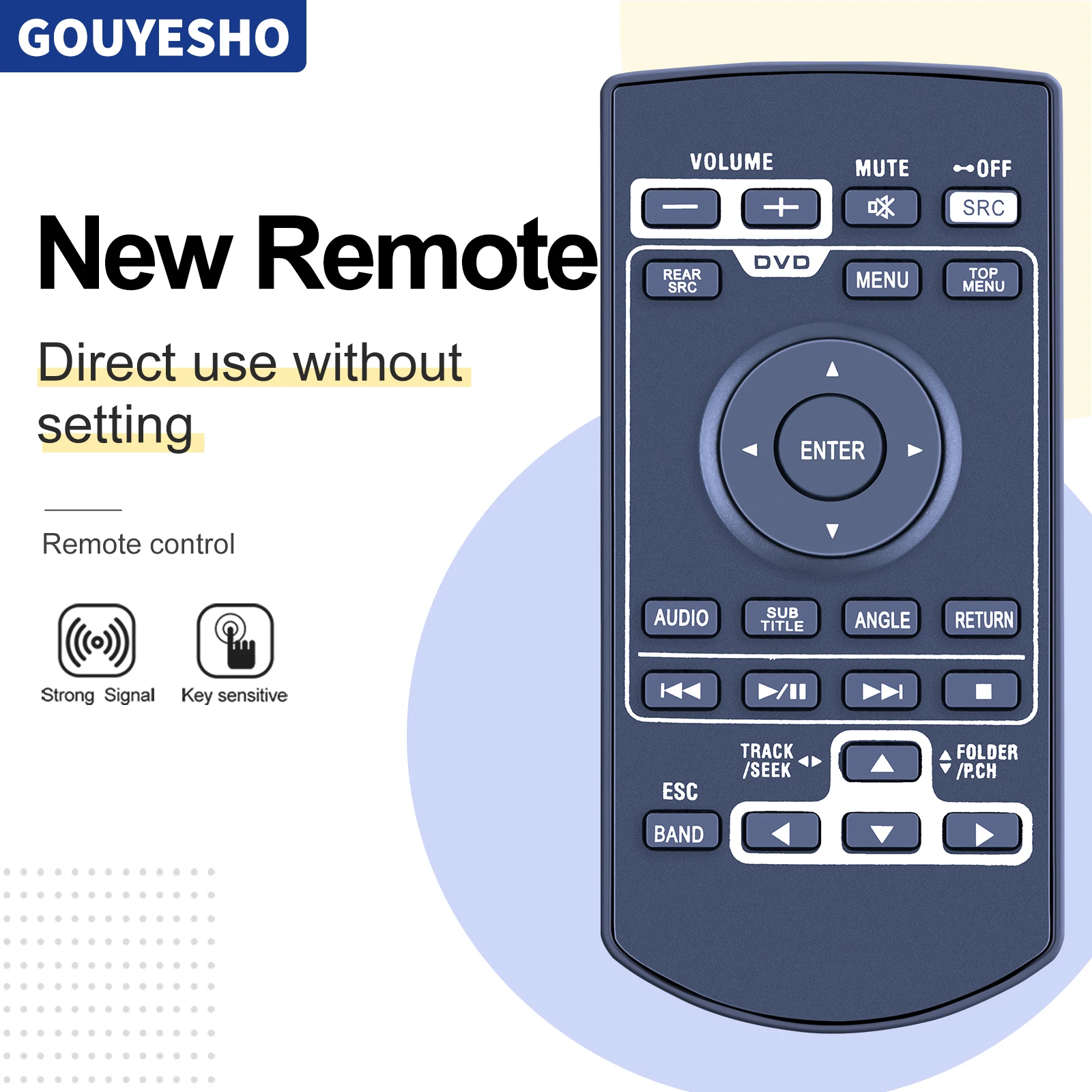 Mando a distancia para Toyota CXE5722, reproductor de DVD estéreo para coche, nuevo