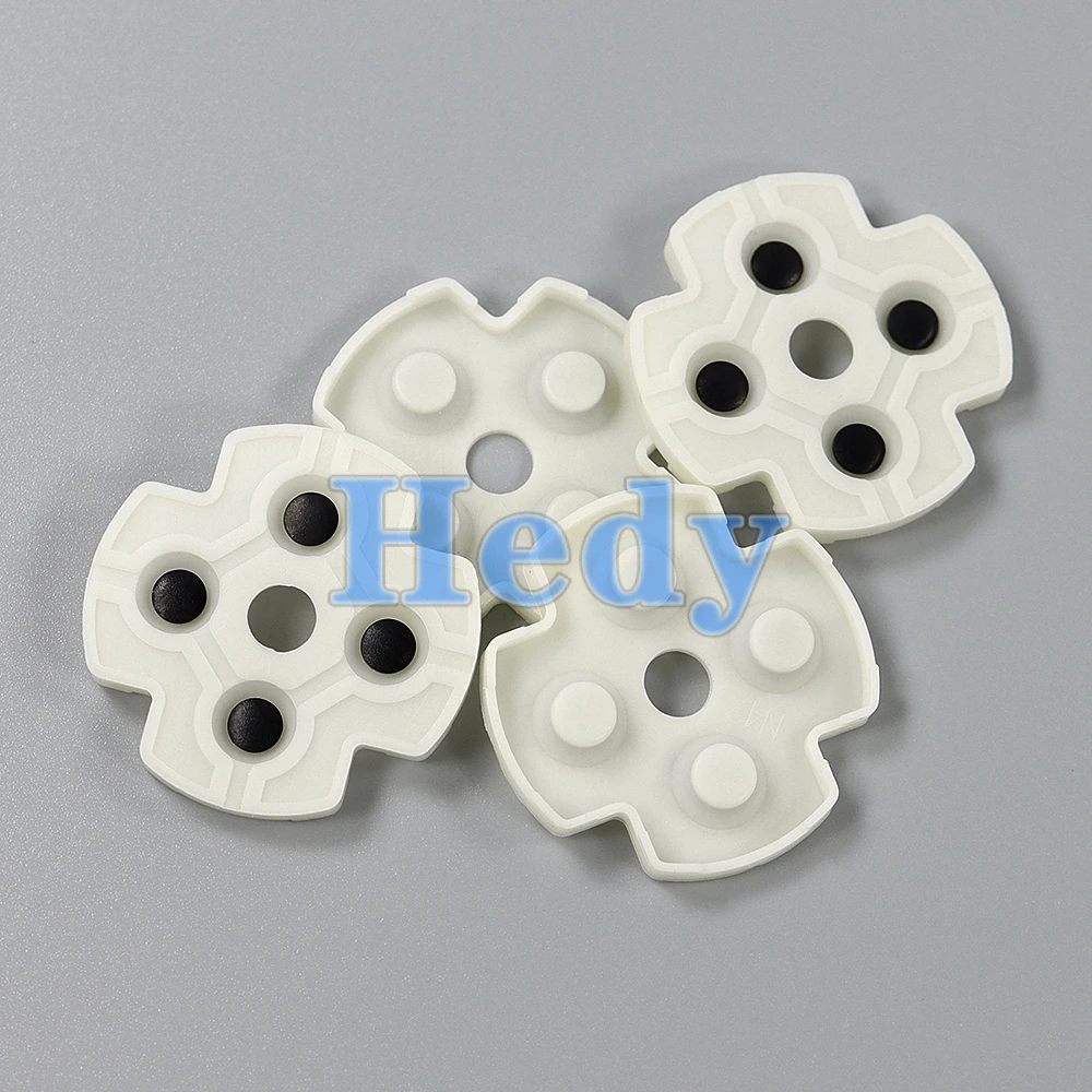 120 juegos de almohadillas de goma adhesivas conductoras para Playstation 3 PS3 controladores botones piezas de reparación reemplazo - imagen 5