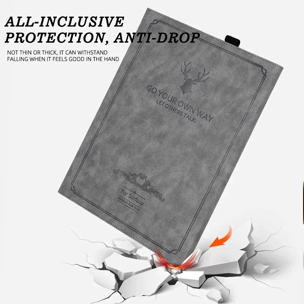 Funda para Microsoft Surface Go 1 2 3 4 Pro 11 10 9 8 7 6 5 4 Plus funda protectora con soporte para superficie Tablet PC funda - imagen 2