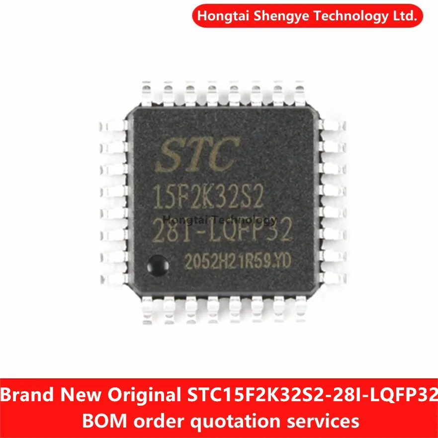Nuevo microcontrolador MCU original STC15F2K32S2-28I-LQFP32 mejorado 1T 8051