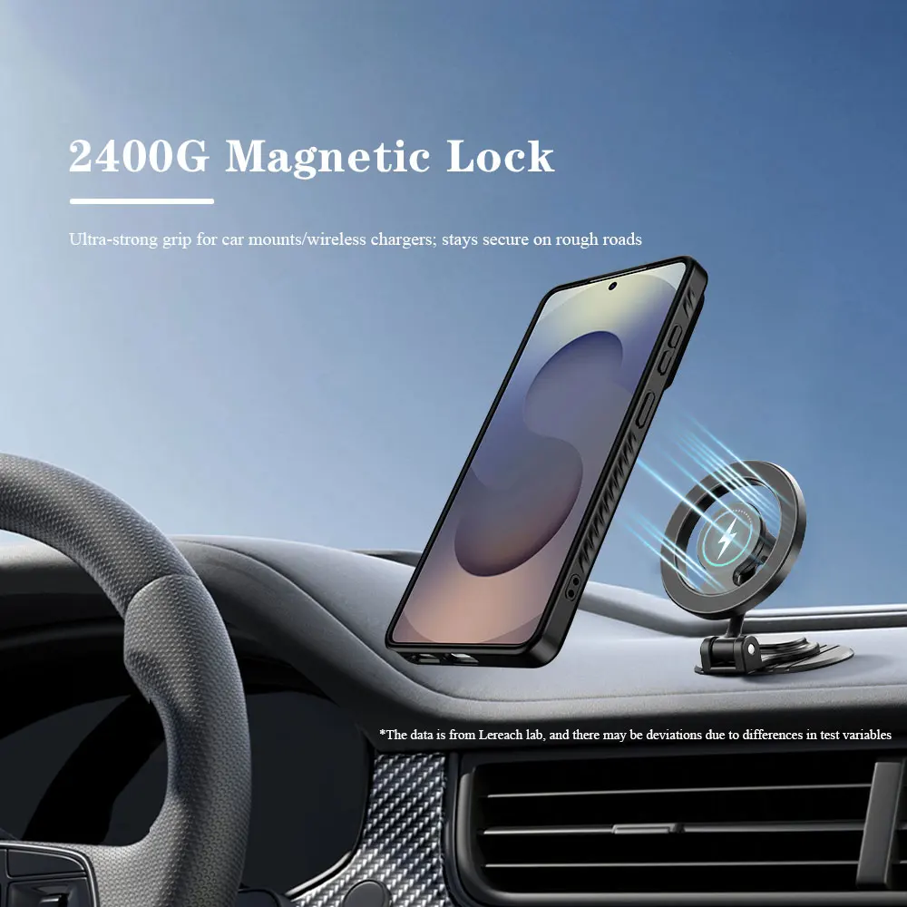 Para Samsung Galaxy S26 Ultra funda con soporte funda magnética PC + protección de lente de TPU para Samsung Galaxy S26 S26 + - imagen 4