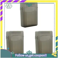 A28Q-3Pcs Caja protectora para disco duro SSD HDD de 2,5 pulgadas Caja protectora para disco duro para caja de unidad de estado sólido (negro)