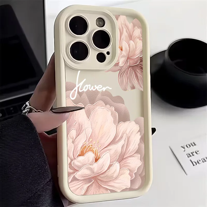 Funda para Xiaomi Redmi Note 14 13 12 Pro Plus 5G 12S 11S 11 10S hermosa flor funda de teléfono de silicona para Redmi 14C 13C 12C